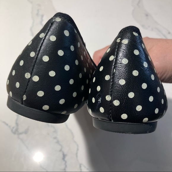 BODEN Sz 39 Polka Dot Slip  On Ballet Ballerina Style Flats Shoes - Picture 7 of 9